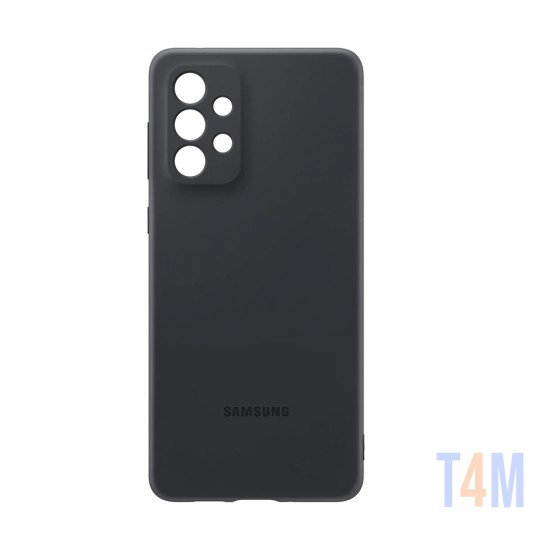 Capa de Silicone para Samsung Galaxy A73 5G Preto